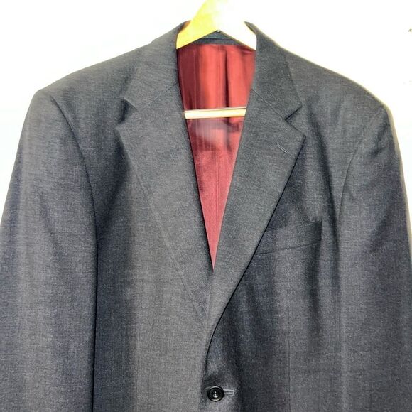 JOSEPH TURNER Dark Grey Wool Sport Coat Blazer-42R - Picture 2 of 9